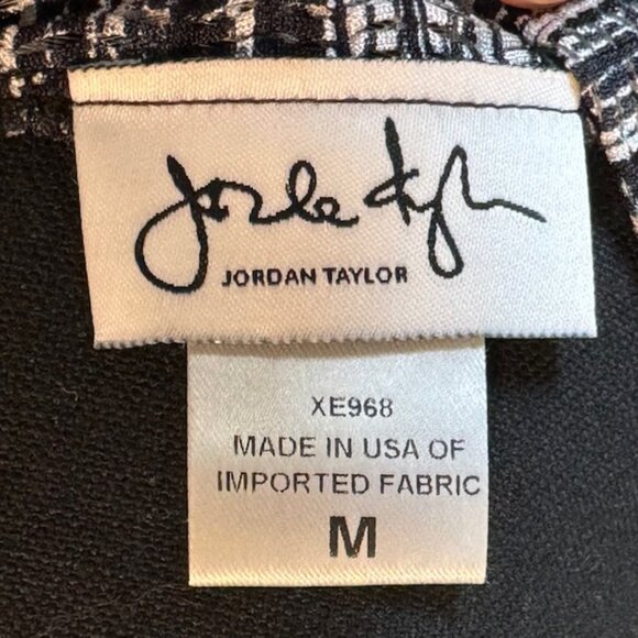 Jordan Taylor Black & White Bathing Suit Coverup - Size M - excellent condition - Picture 3 of 3